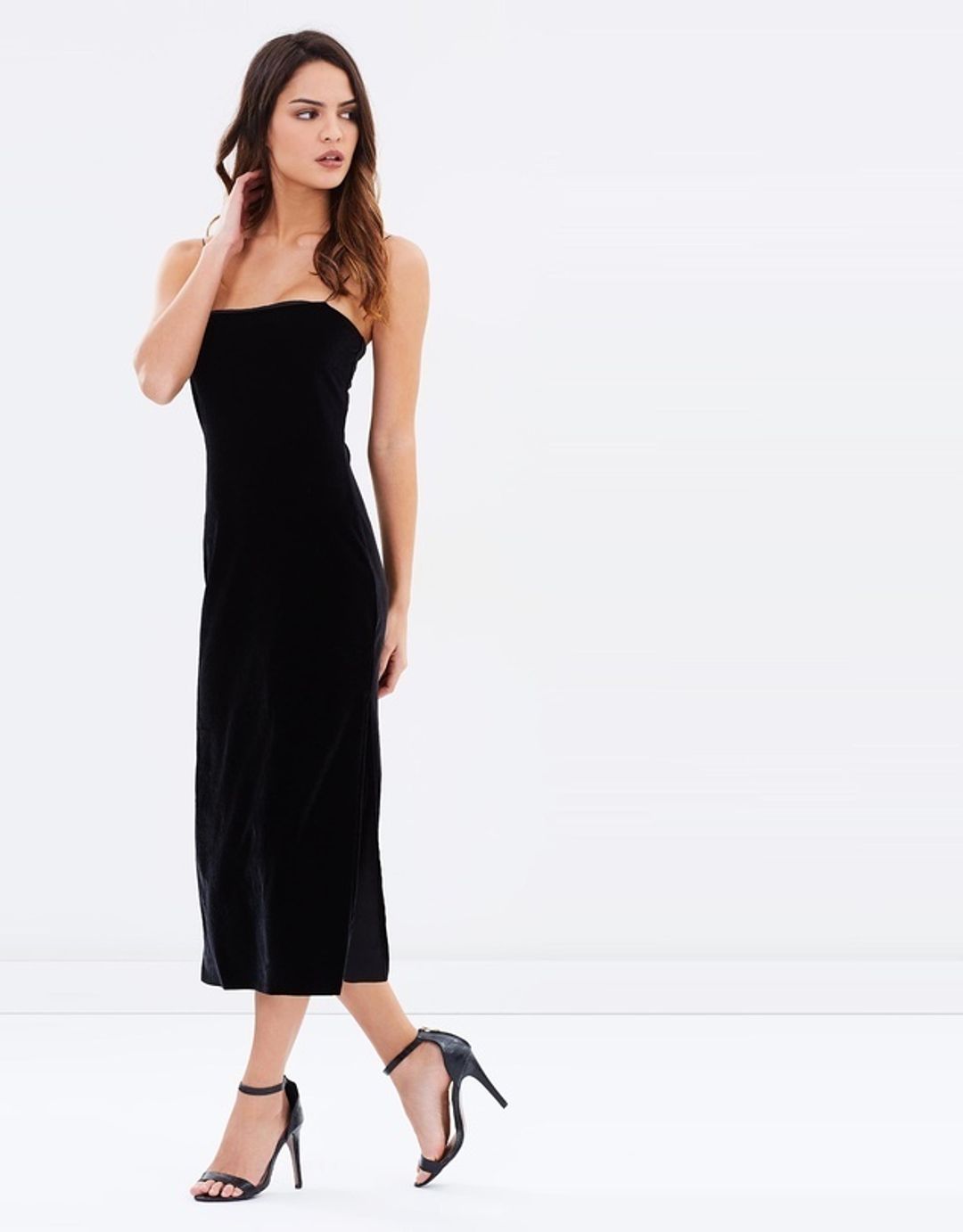 Bec & Bridge The Sorcerer Midi Dress Black Size 10 for rent on The Volte - main image