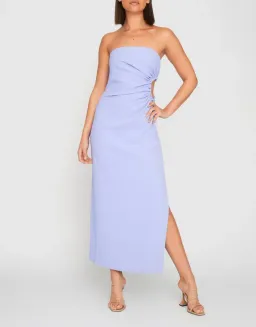 Selena Strapless Dress Purple Size 10 for rent on The Volte - image 1