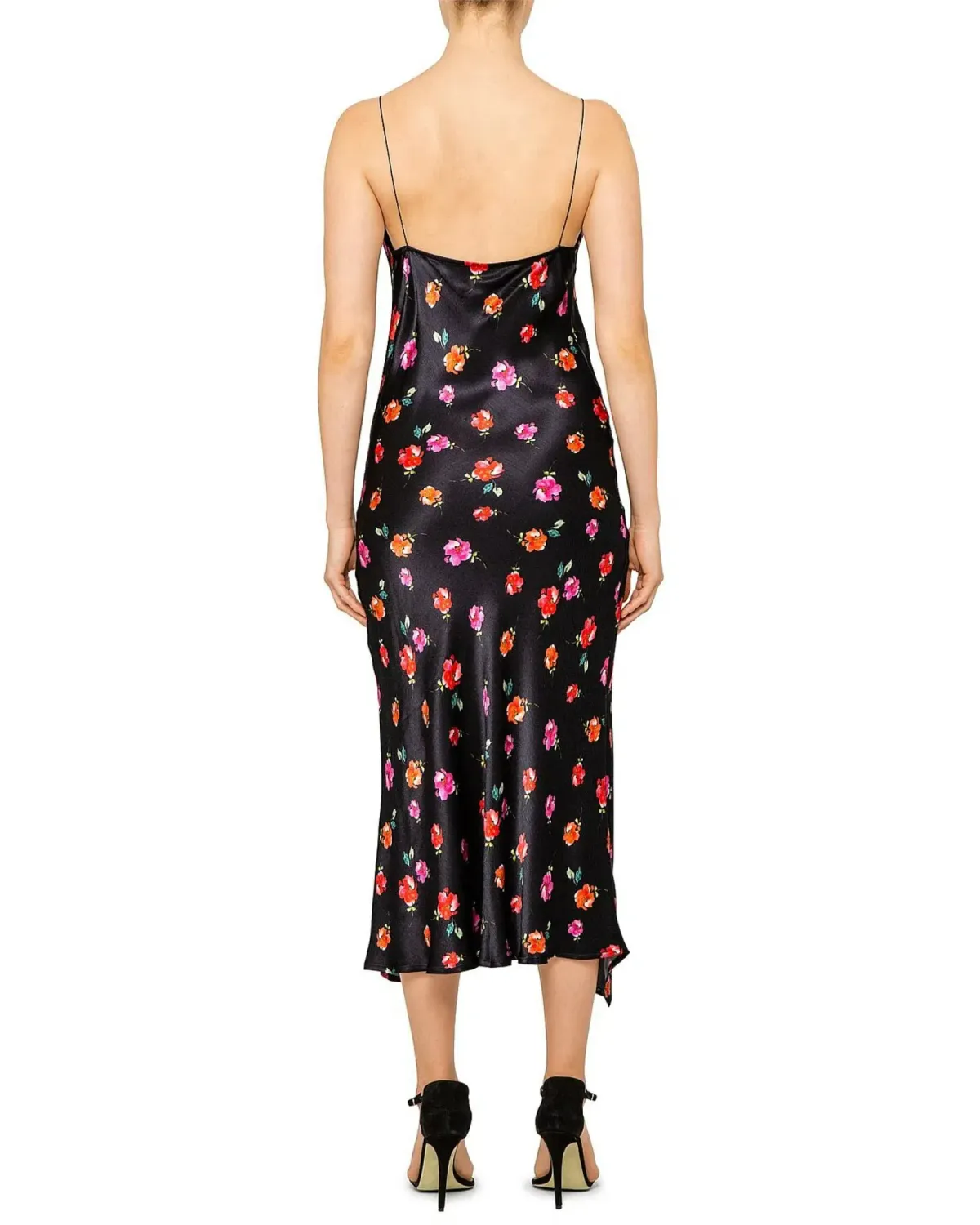Bec & Bridge Floral Slip Dress Black Size AU 8 - Image 2