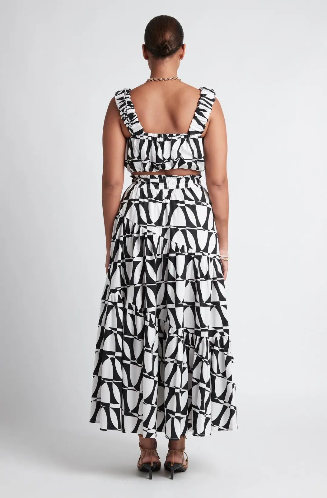 Sheike Heartbreaker Set Top & Skirt Print Size 10 and 8 for rent on The Volte - main image