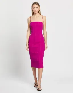 Misha Irisa Dress Pink Size 10/M for rent on The Volte - image 1