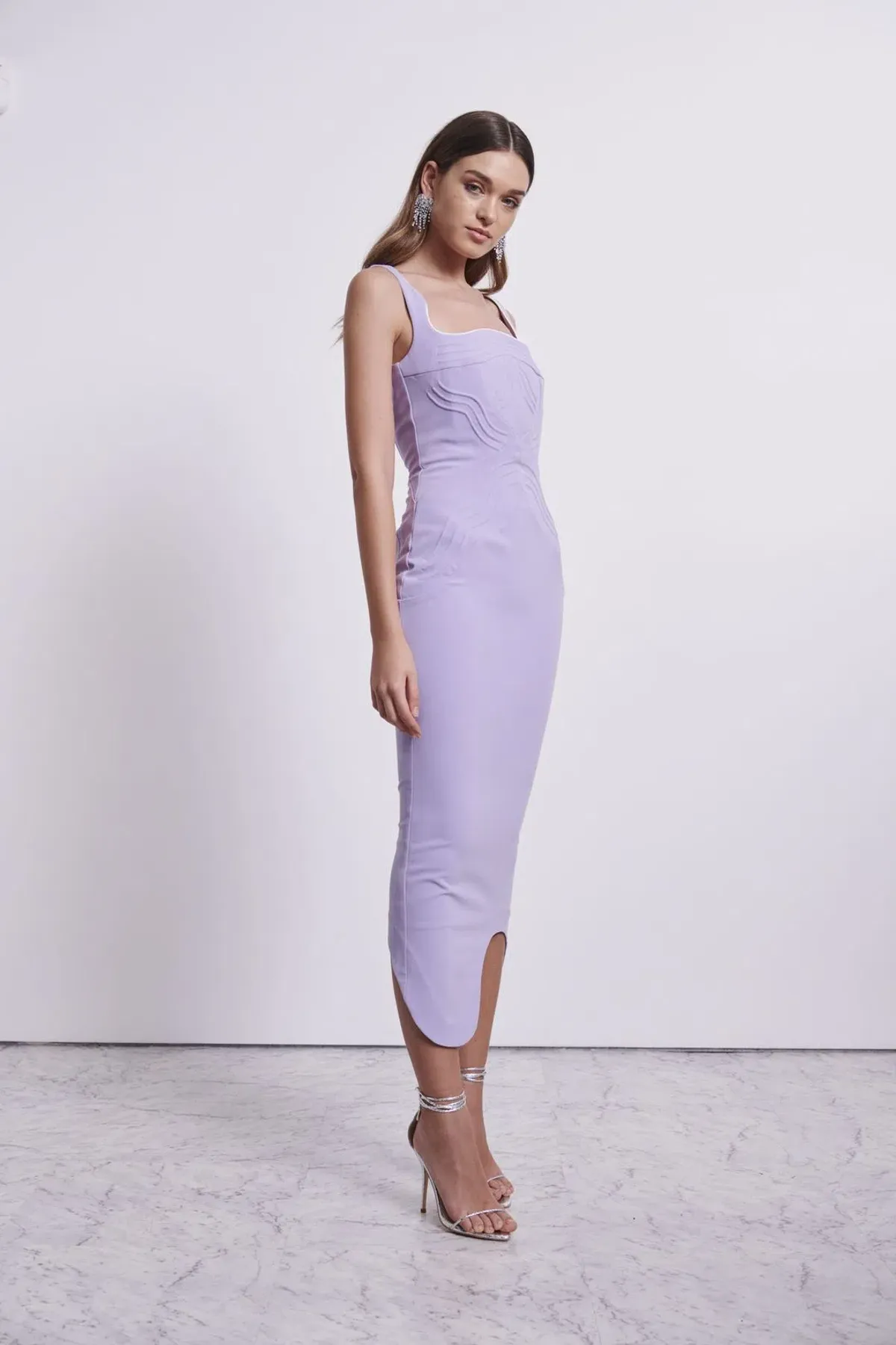 Rachel Gilbert Astor Gown Lilac Size AU 8 - Image 1