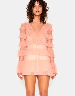Alice McCall Zen Mini Dress Pink Size 8 for rent on The Volte - image 2