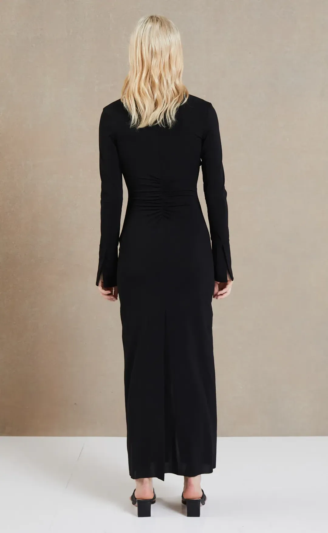 Bec and Bridge Sylvia LS Maxi Dress Black Size 16 for rent on The Volte - main image