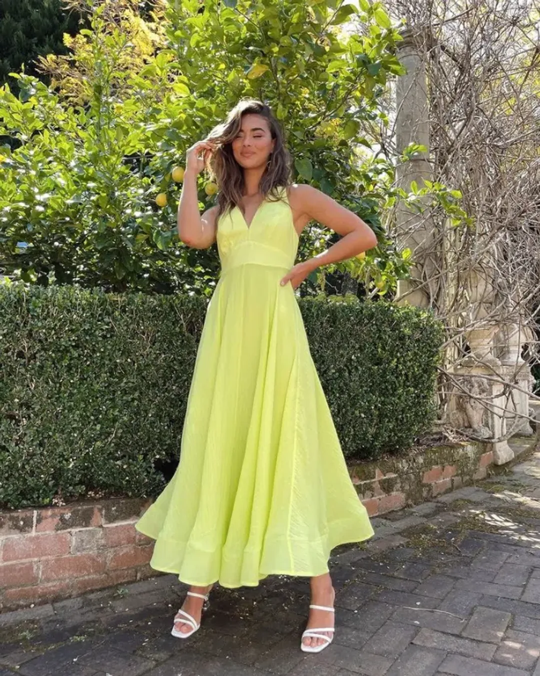 Sheike Audrey Dress Green Size 10 for rent on The Volte - main image