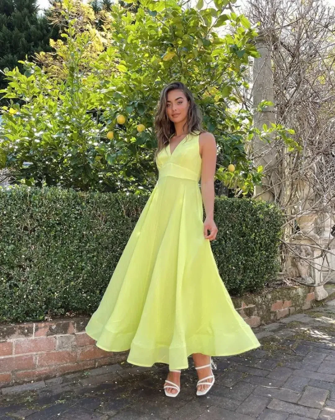 Sheike Audrey Dress Green Size 10 for rent on The Volte - main image