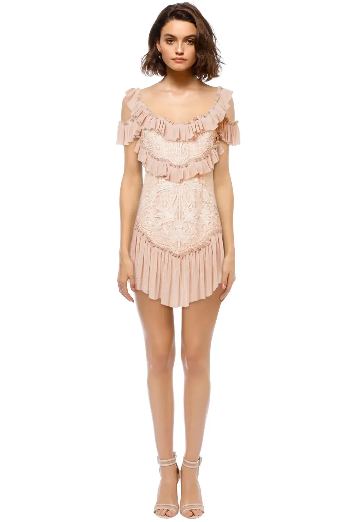 Alice McCall Lovebirds Dress Nude Size 12 - Image 1