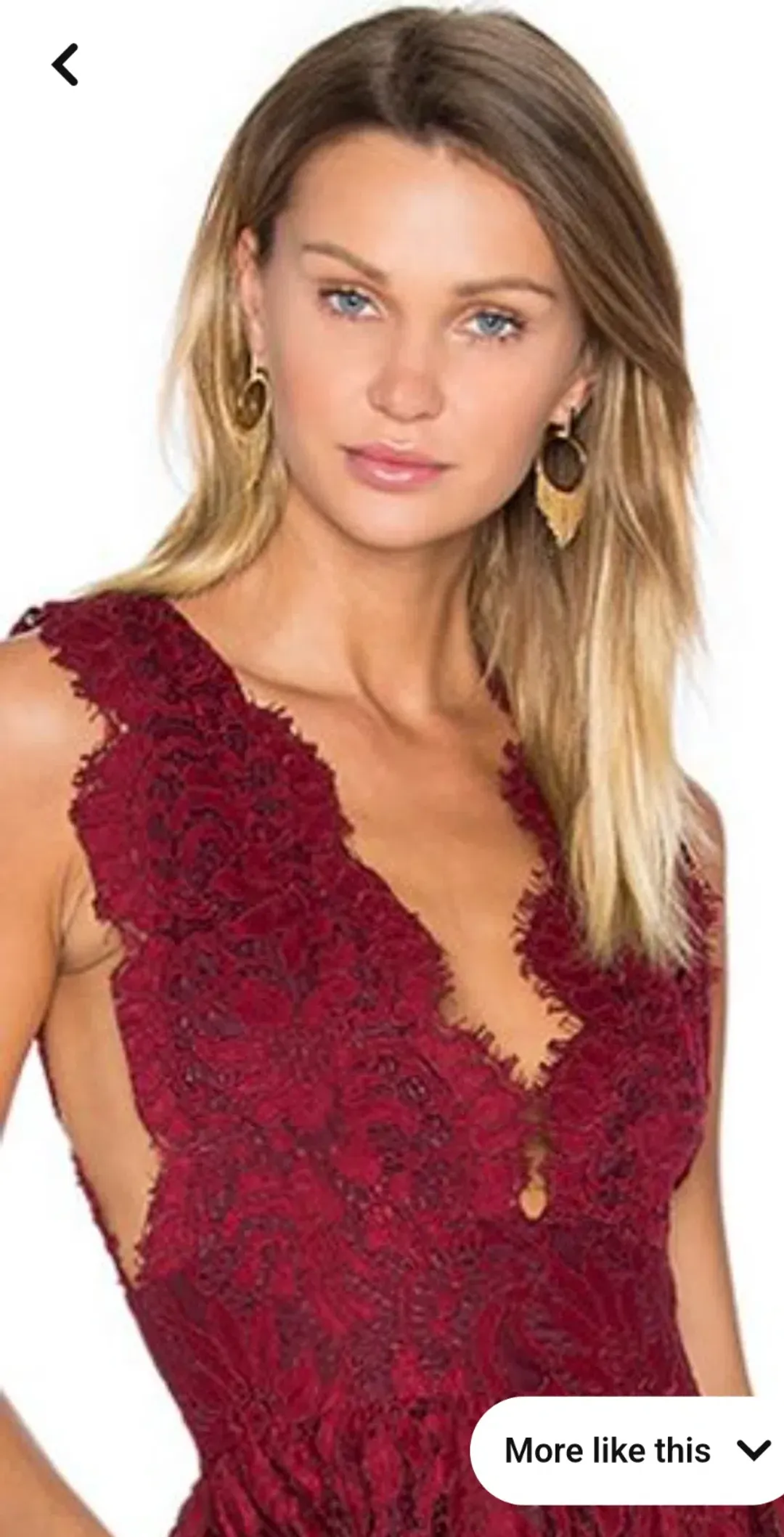 Bordeaux Adalynn Dress Burgundy Size 8-10 for rent on The Volte - main image