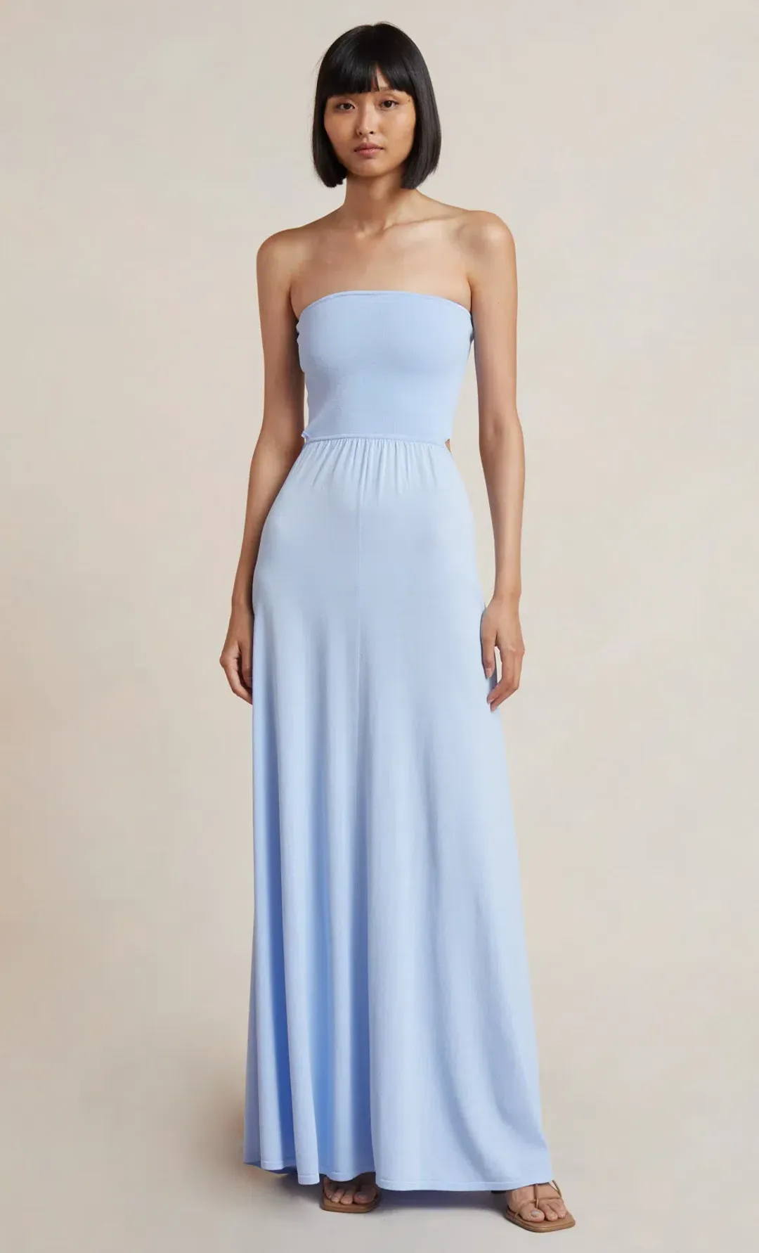 Bec & Bridge Miranda Knit Dress Blue Size 8 for rent on The Volte - main image