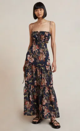 Bec & Bridge Lori Tie Maxi Dress Floral Size 8 for rent on The Volte - image 1