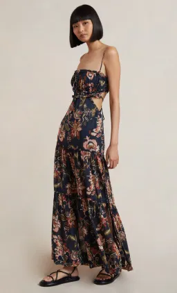 Bec & Bridge Lori Tie Maxi Dress Floral Size 8 for rent on The Volte - image 3
