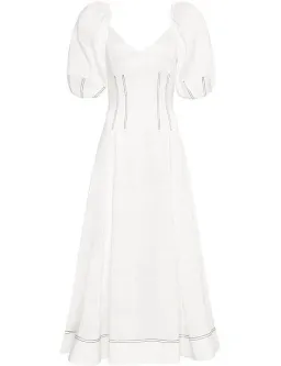Aje Harmoney Dress White Size 8 for rent on The Volte - image 3