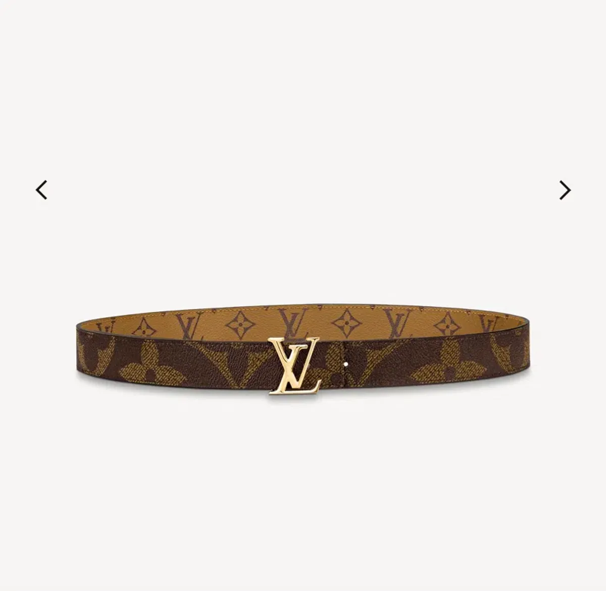 Louis Vuitton Iconic 30MM Reversible Belt Brown - Image 1