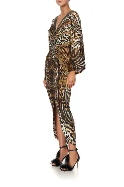 Camilla Berkeley St After Dark Long Split Front Twist Dress Print XXL for rent on The Volte - image 3