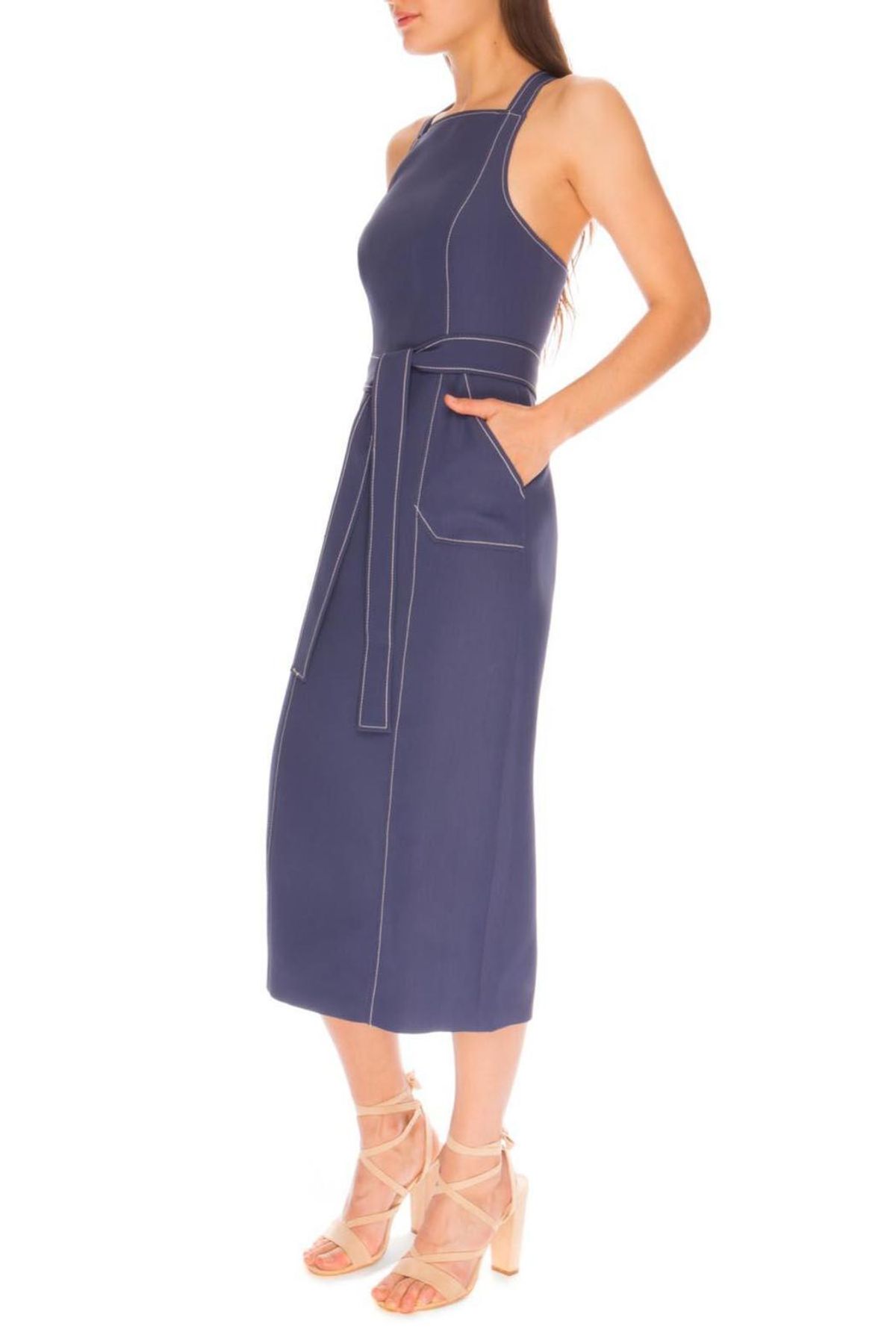 C/MEO Collective Talk That Dress Navy Size 6 - Image 3