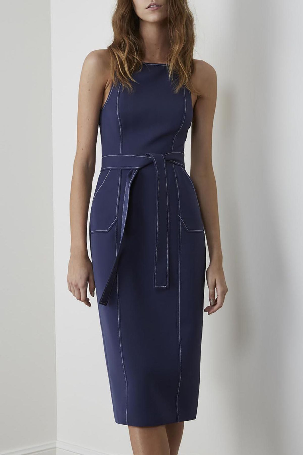 C/MEO Collective Talk That Dress Navy Size 6 - Image 2