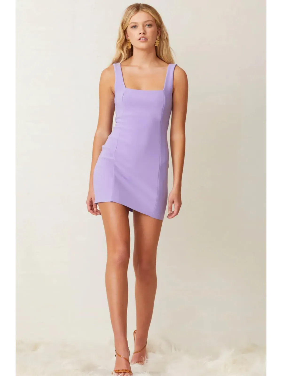 Bec & Bridge Gemma Mini Dress Violet Size AU 6 - Image 1