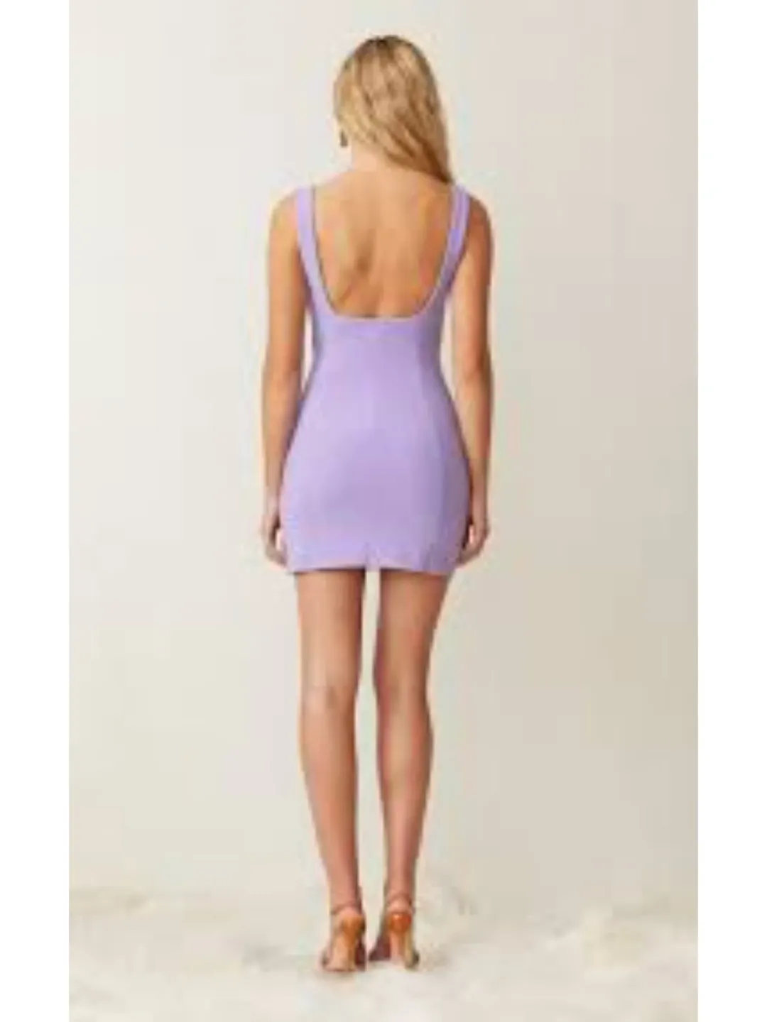 Bec & Bridge Gemma Mini Dress Violet Size AU 6 for rent on The Volte - main image
