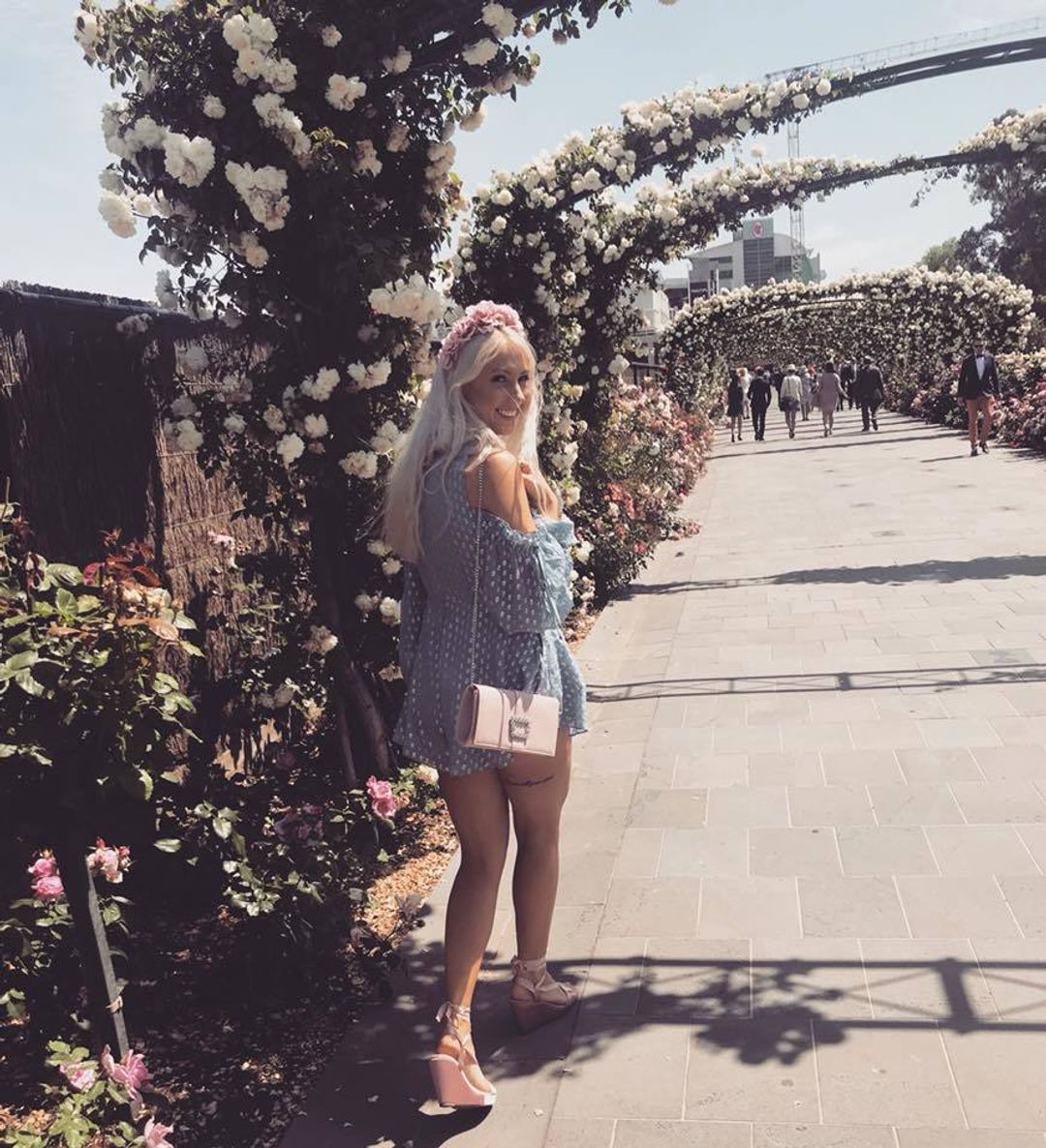 Alice McCall Did It Again Playsuit in Blue Size 10 for rent on The Volte - main image