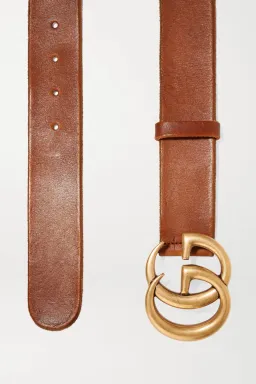 Gucci Double G Buckle Leather Belt Brown for rent on The Volte - image 2