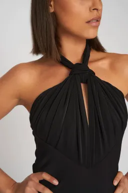 By Johnny Slip Knot Dress Black Size 8 for rent on The Volte - image 2