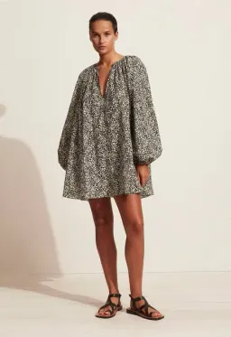 Matteau Voluminous Mini Dress Print Size 3 for rent on The Volte - image 1