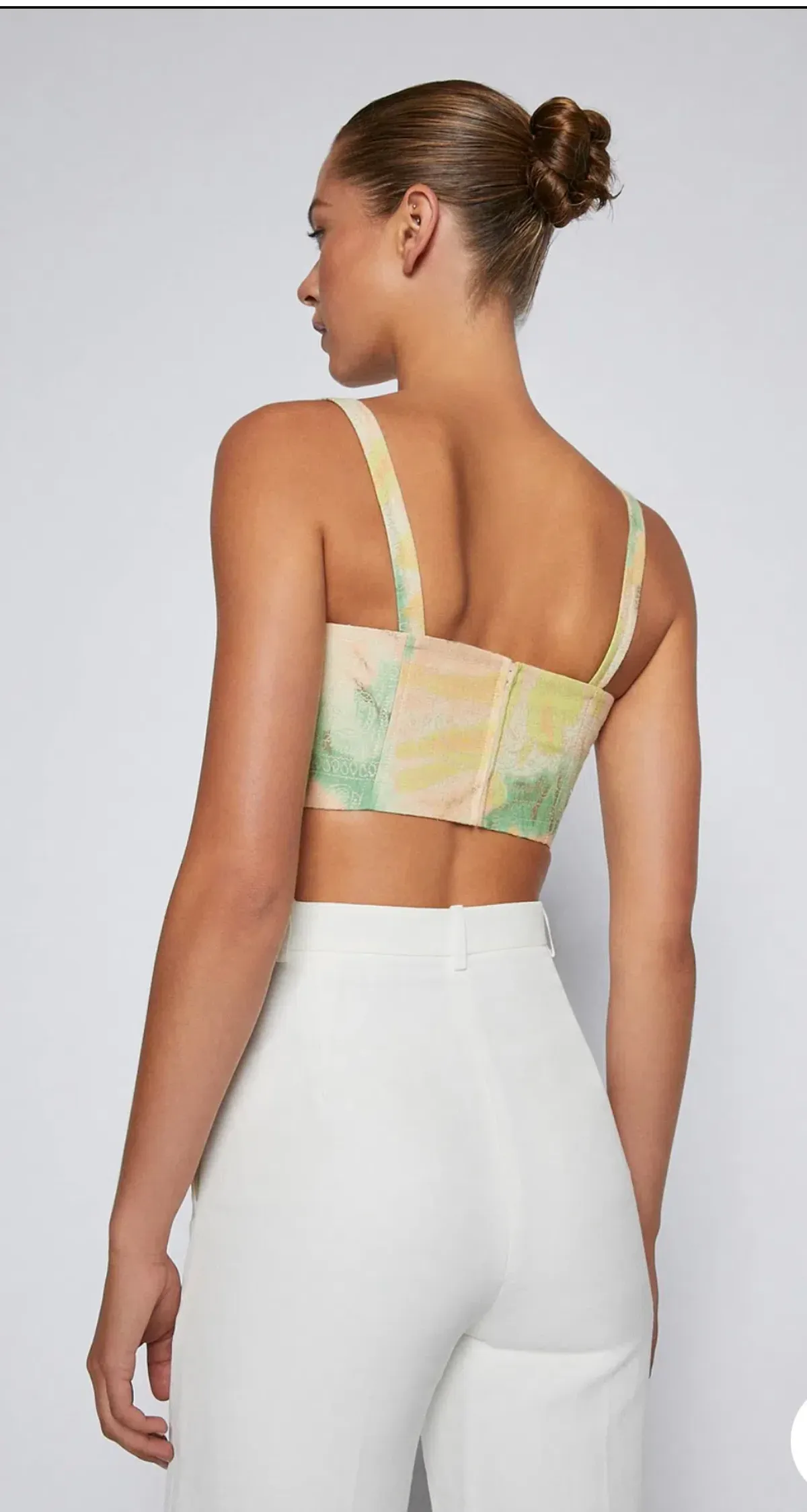 Scanlan Theodore Floral Tie Dye Bralette & Skirt Set Print Size 8 / S - Image 2