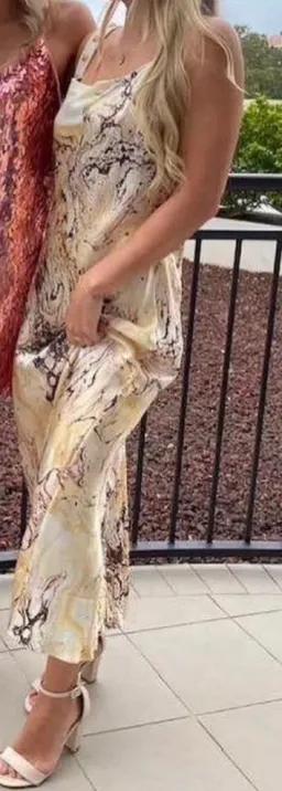 Ginia Blaire Dress Print Size L for rent on The Volte - image 3