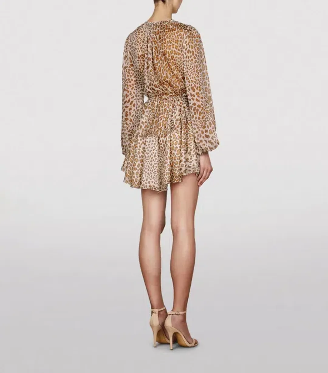 Shona Joy Ghetty Balloon Sleeve Mini Dress Print Size 10 for rent on The Volte - main image