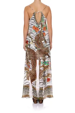 Camilla Cosmic Conflict Flared Mini Dress with Sheer Overlay Size M for rent on The Volte - image 2