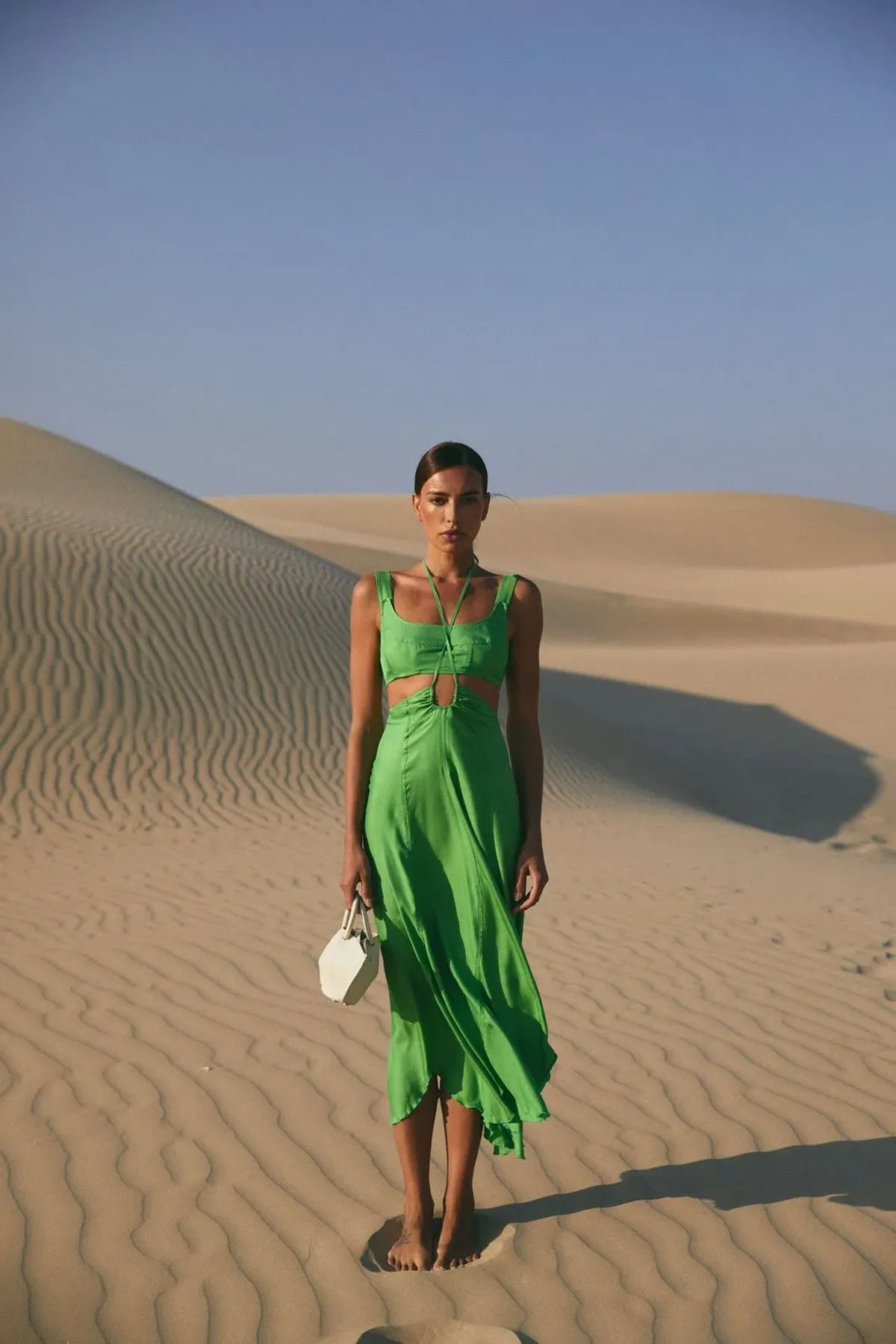 Cult Gaia Eileen Dress Green Size 8 - Image 1