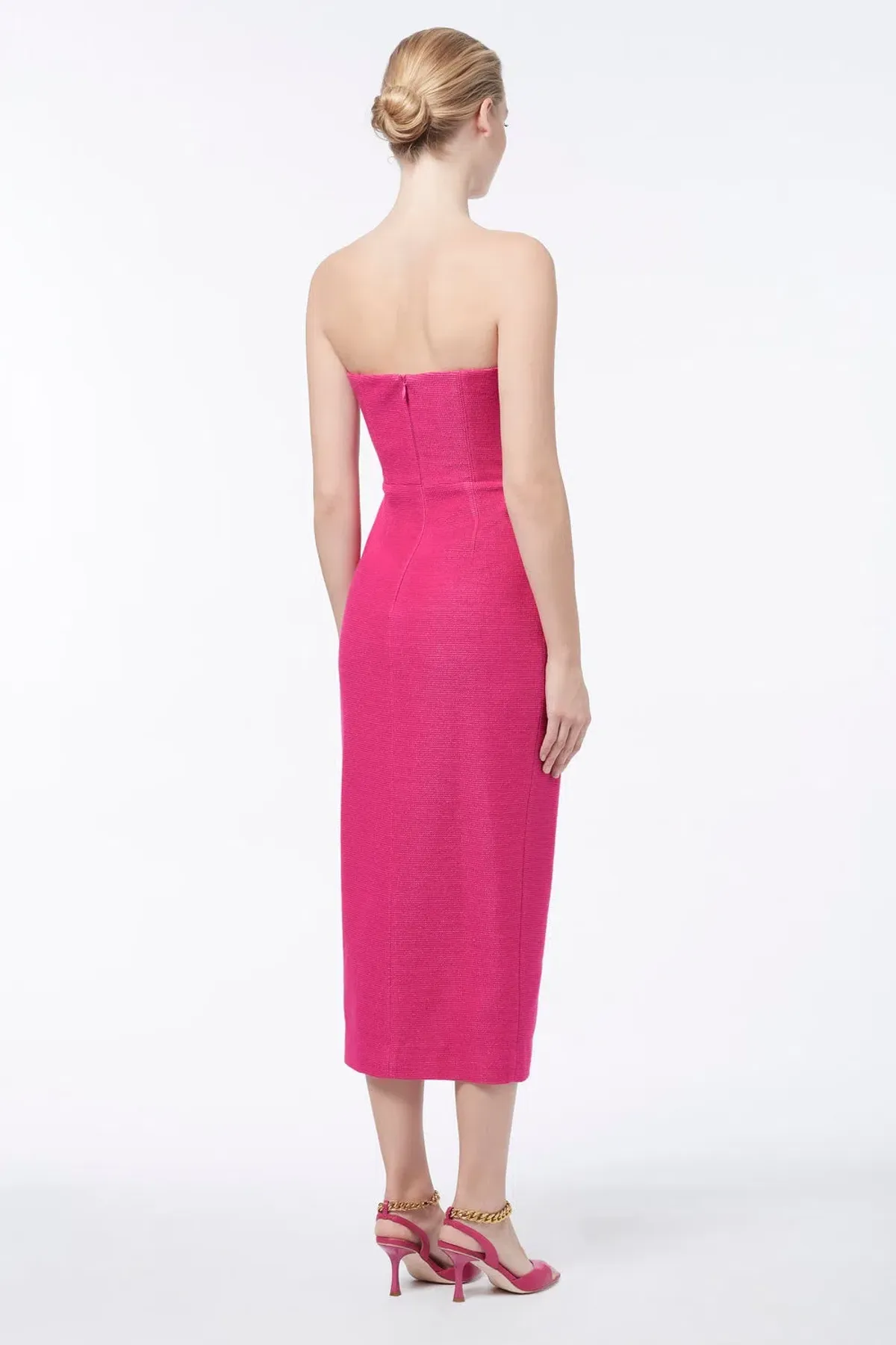 Manning Cartell Electric Avenue Midi Dress Pink Size 8 - Image 2