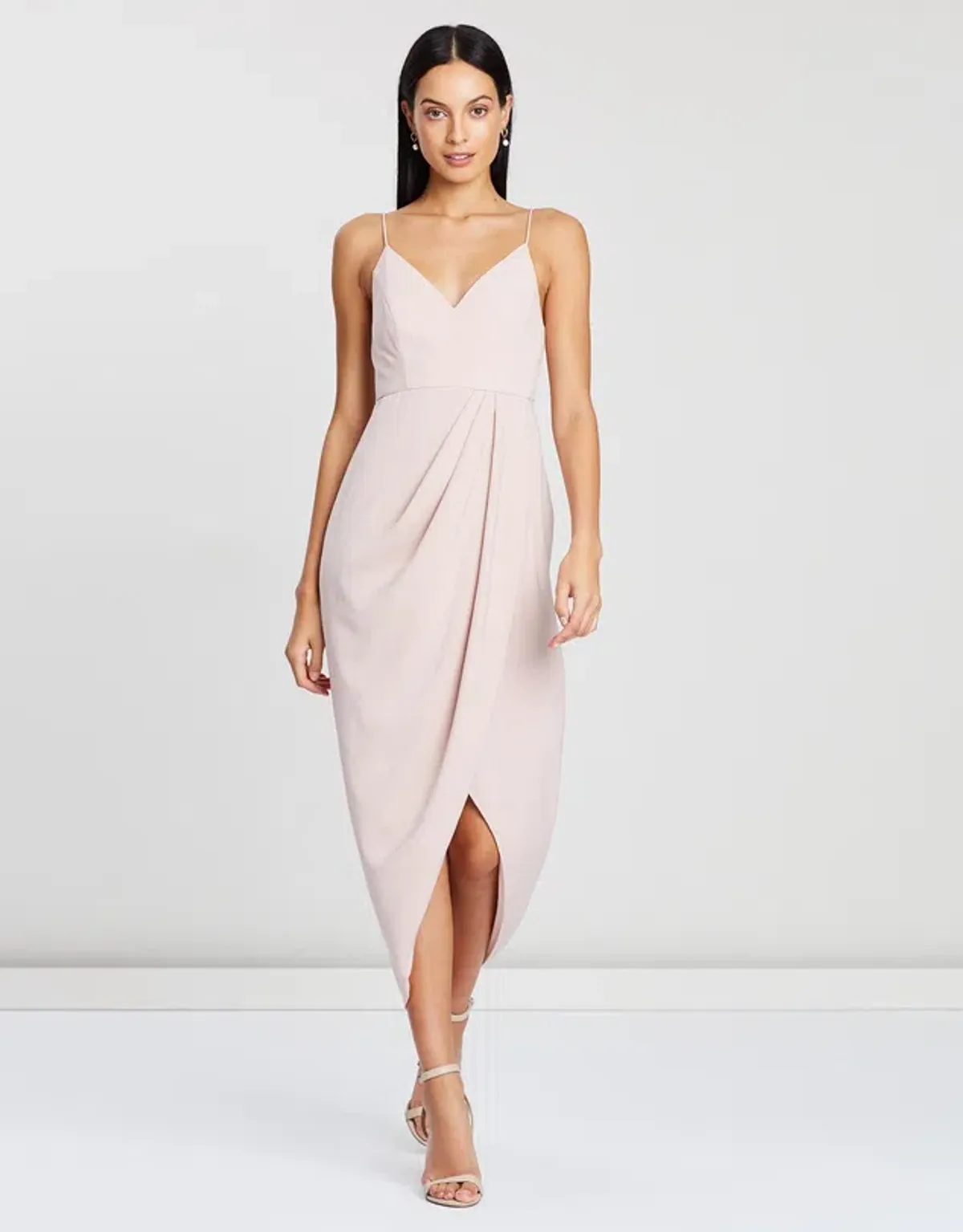 Shona Joy Core Cocktail Dress Blush Size 10 for rent on The Volte - main image