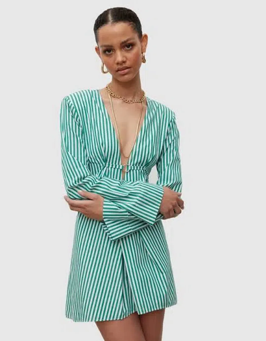 WNTRMSE Devan Dress Green Size 10 for rent on The Volte - main image