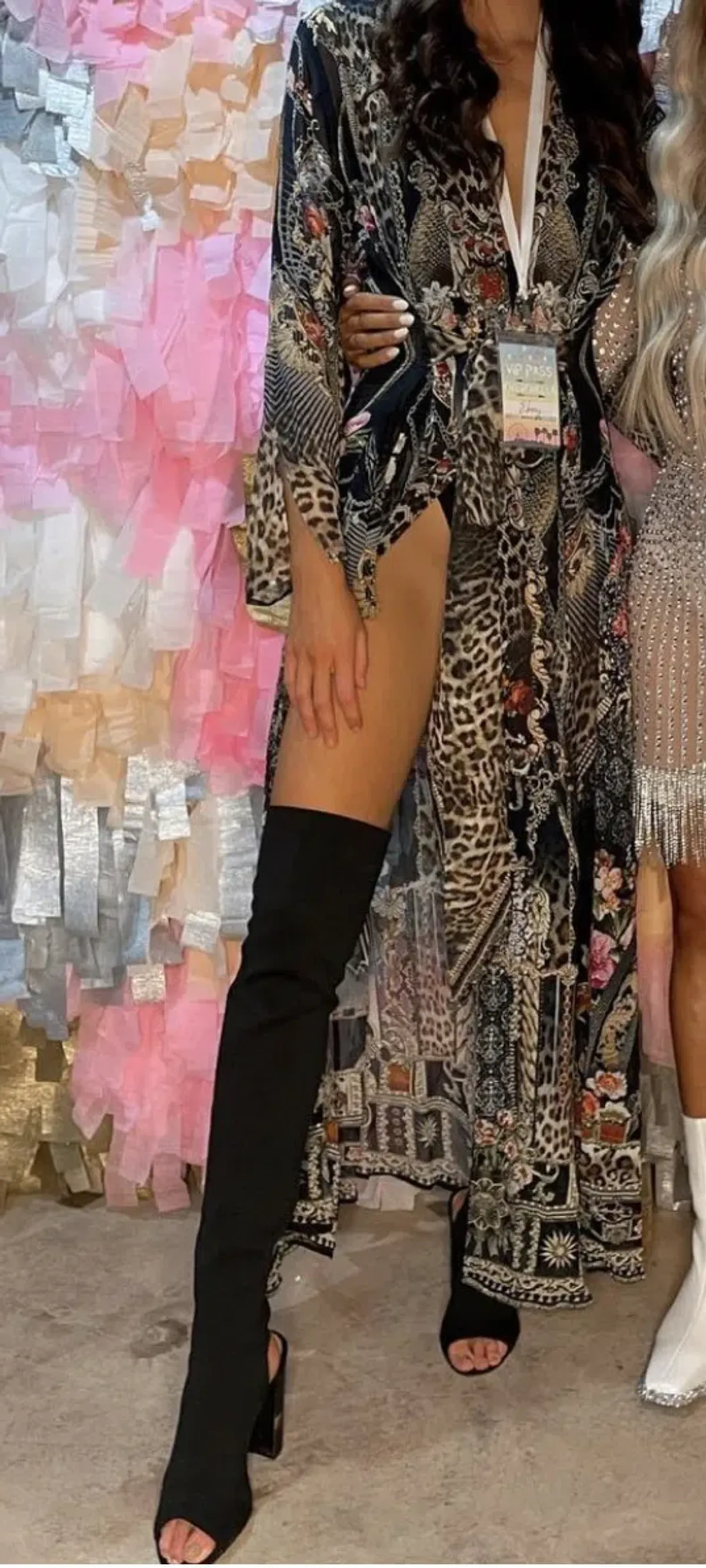 Camilla Kaftan Dress Animal Print Size 8 - Image 2