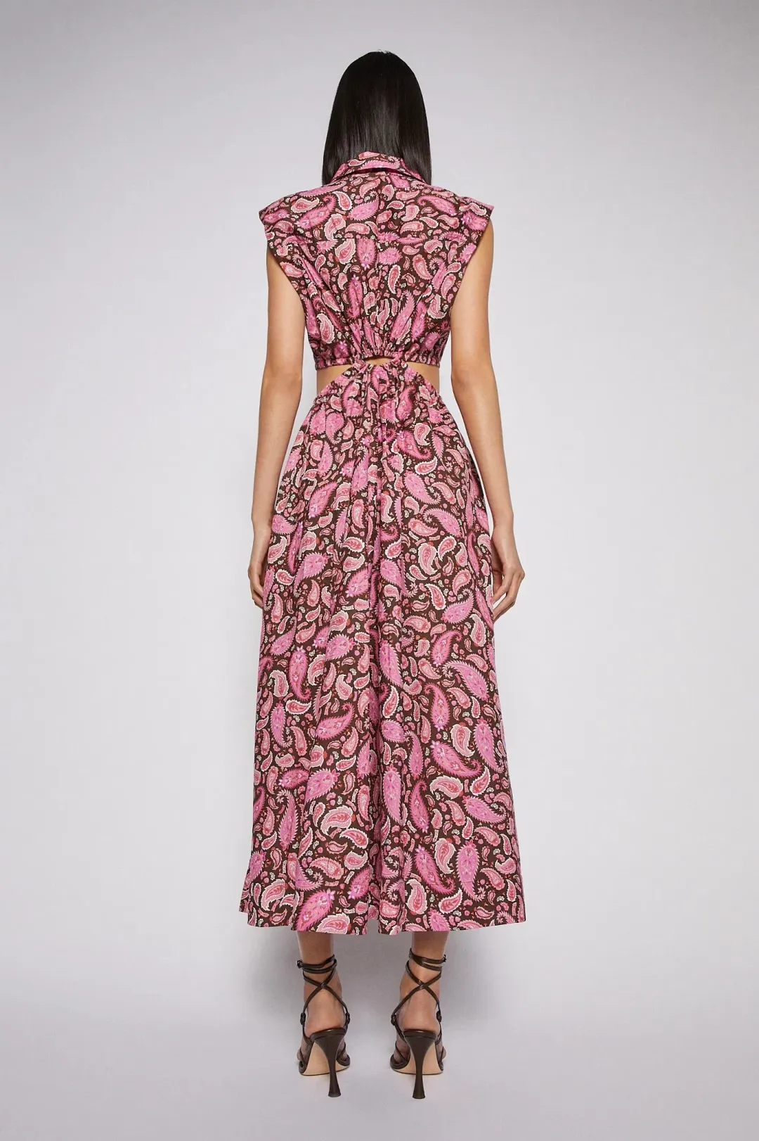 Scanlan Theodore Cotton Paisley Ring Dress Print Size 8 for rent on The Volte - main image