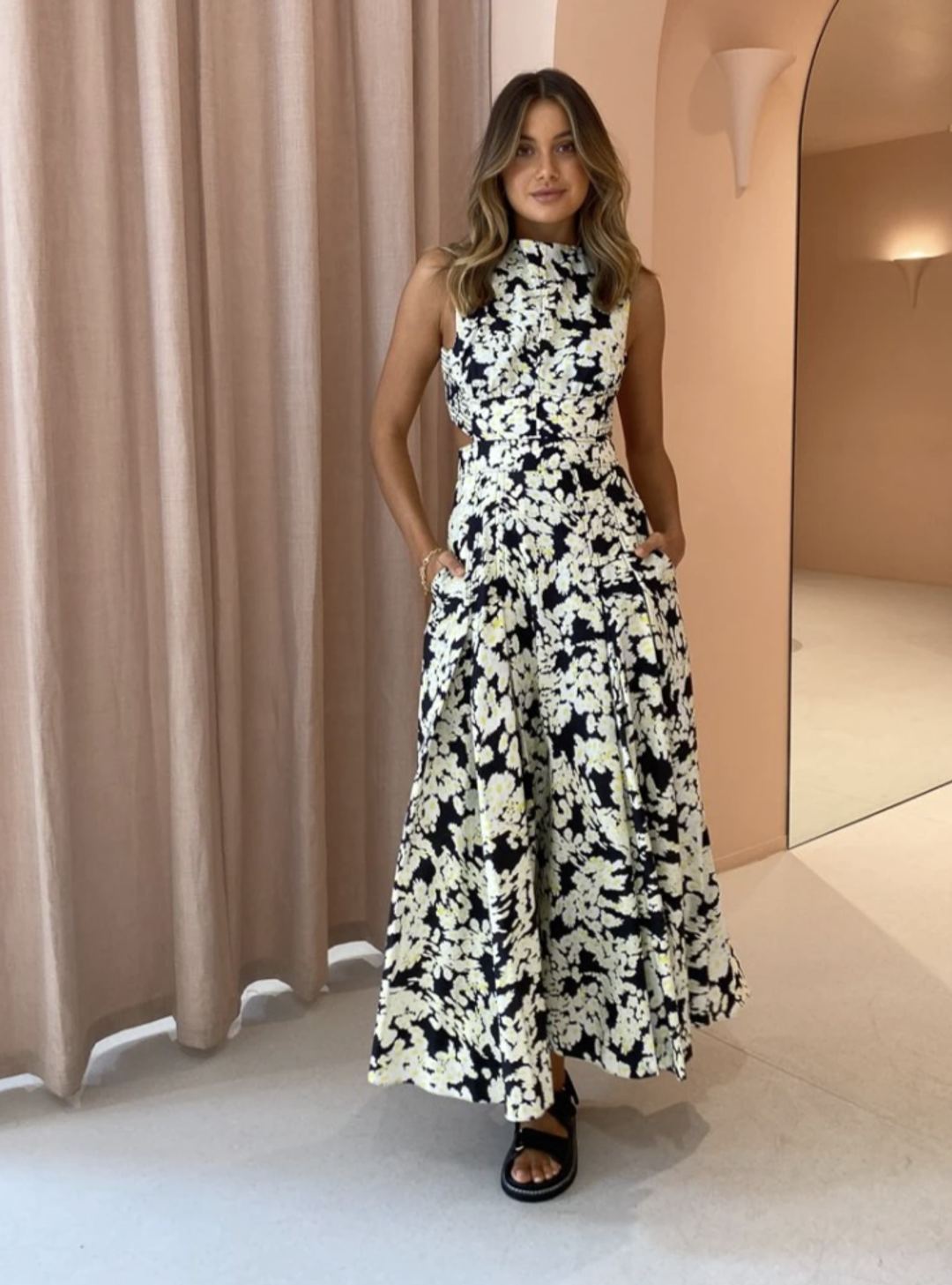 Camilla and Marc Ellie Maxi Dress Print Size 10 for rent on The Volte - main image