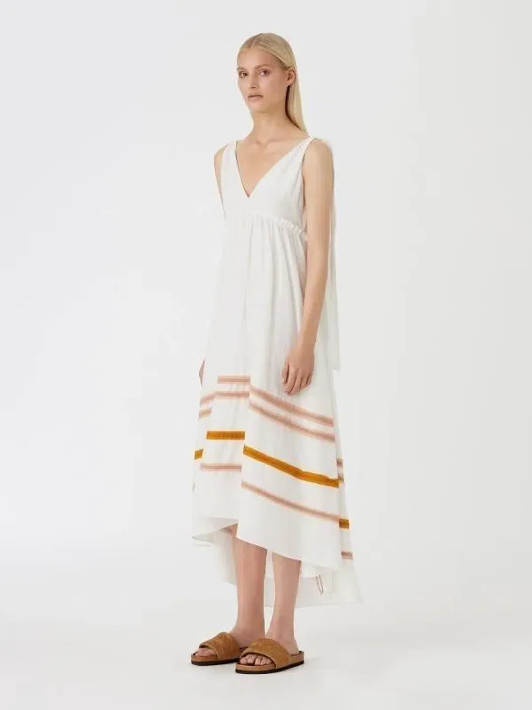 Camilla And Marc Claribel Dress White Size 6 for rent on The Volte - main image
