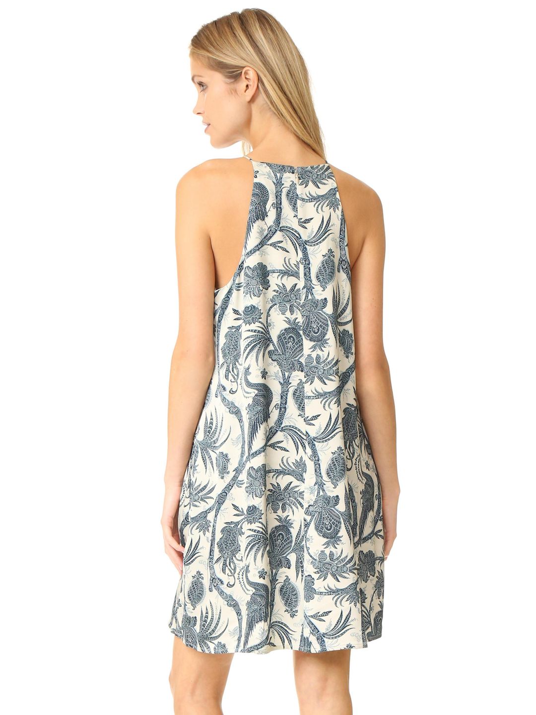 Zimmermann Adorn Tie Up Shift Mini Dress Floral Size 0 / AU 8 for rent on The Volte - main image