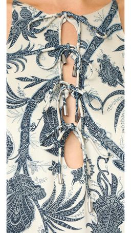 Zimmermann Adorn Tie Up Shift Mini Dress Floral Size 0 / AU 8 for rent on The Volte - image 5