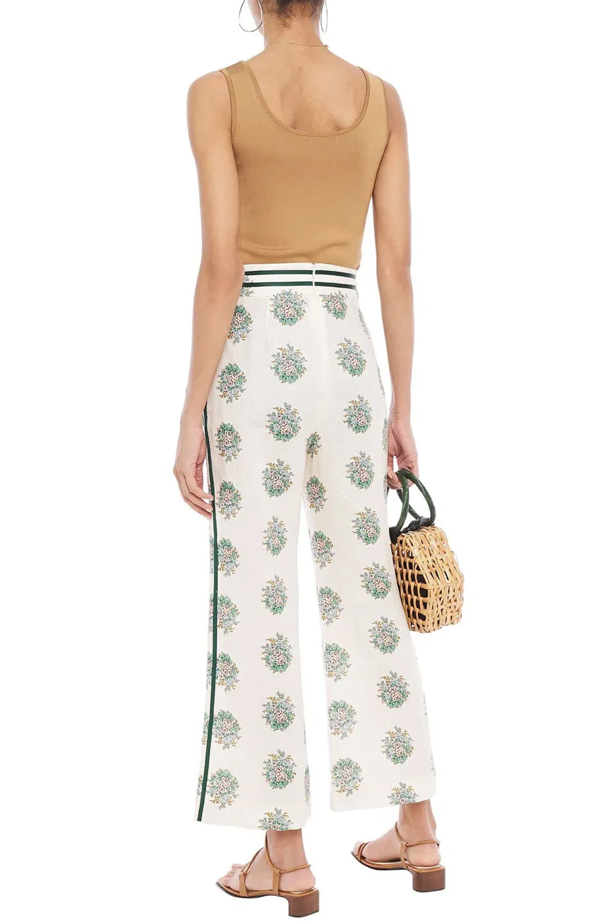 Zimmermann Verity Contrast Bind Top and Pants Set Print Size 3 - Image 3