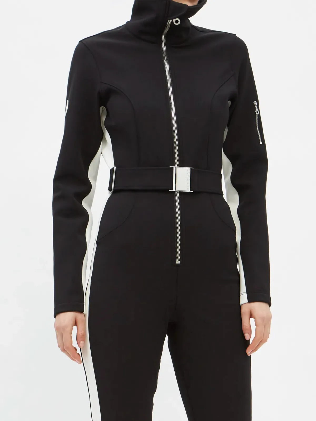 Cordova Striped Signature Ski Suit Onyx Size 8 - Image 5