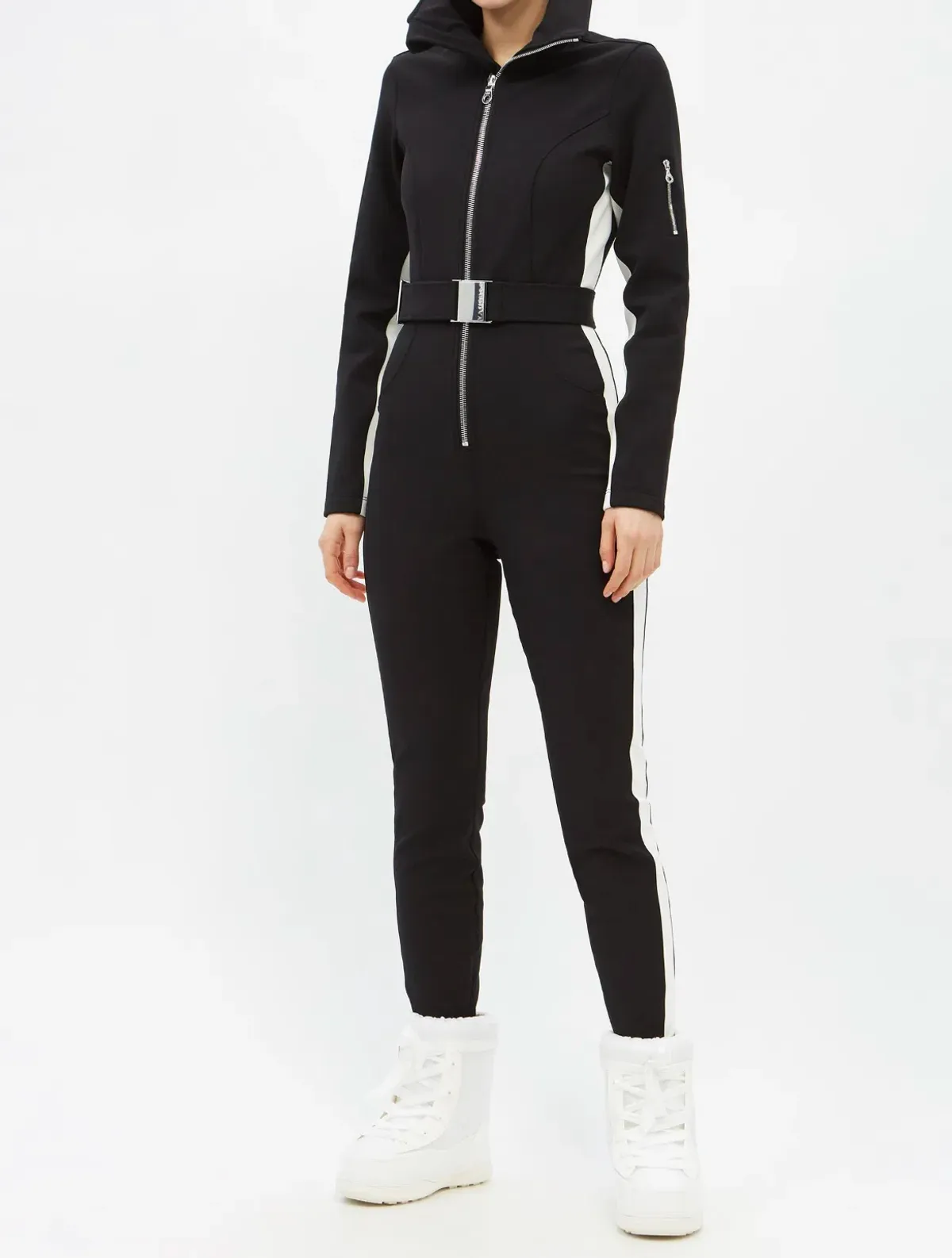 Cordova Striped Signature Ski Suit Onyx Size 8 - Image 8