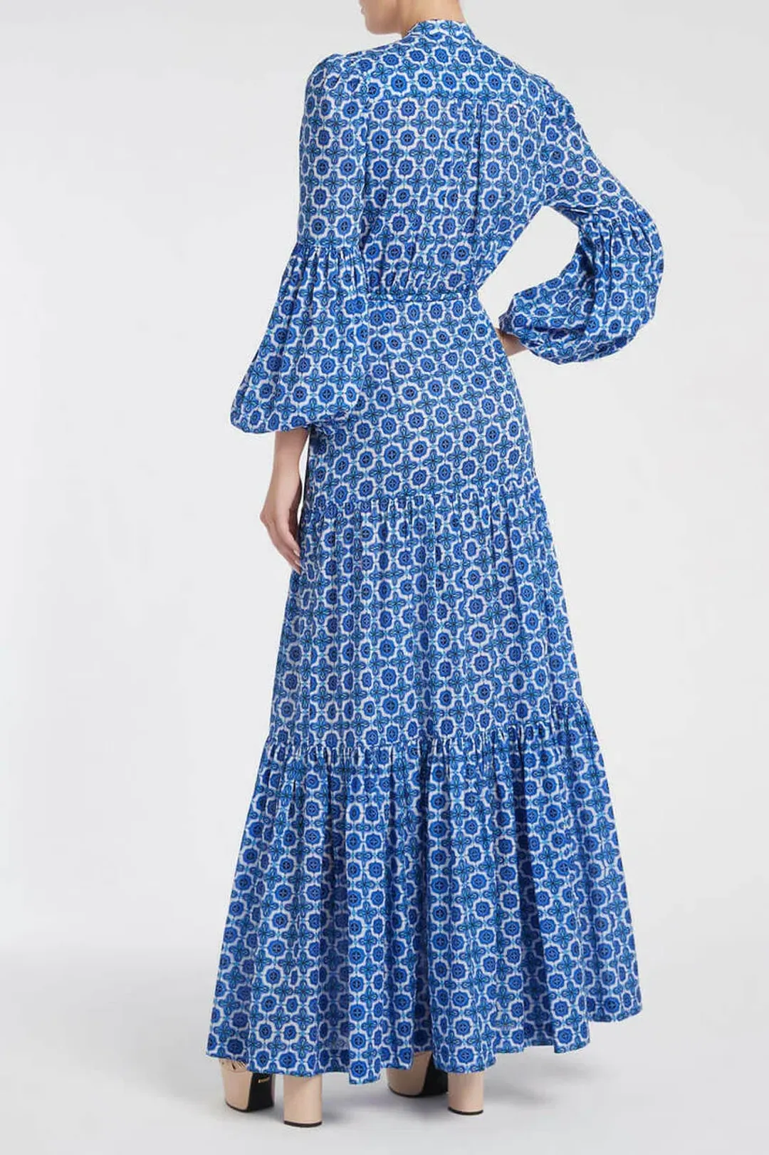 Rebecca Vallance Santorini Kaftan Print Size 10 for rent on The Volte - main image