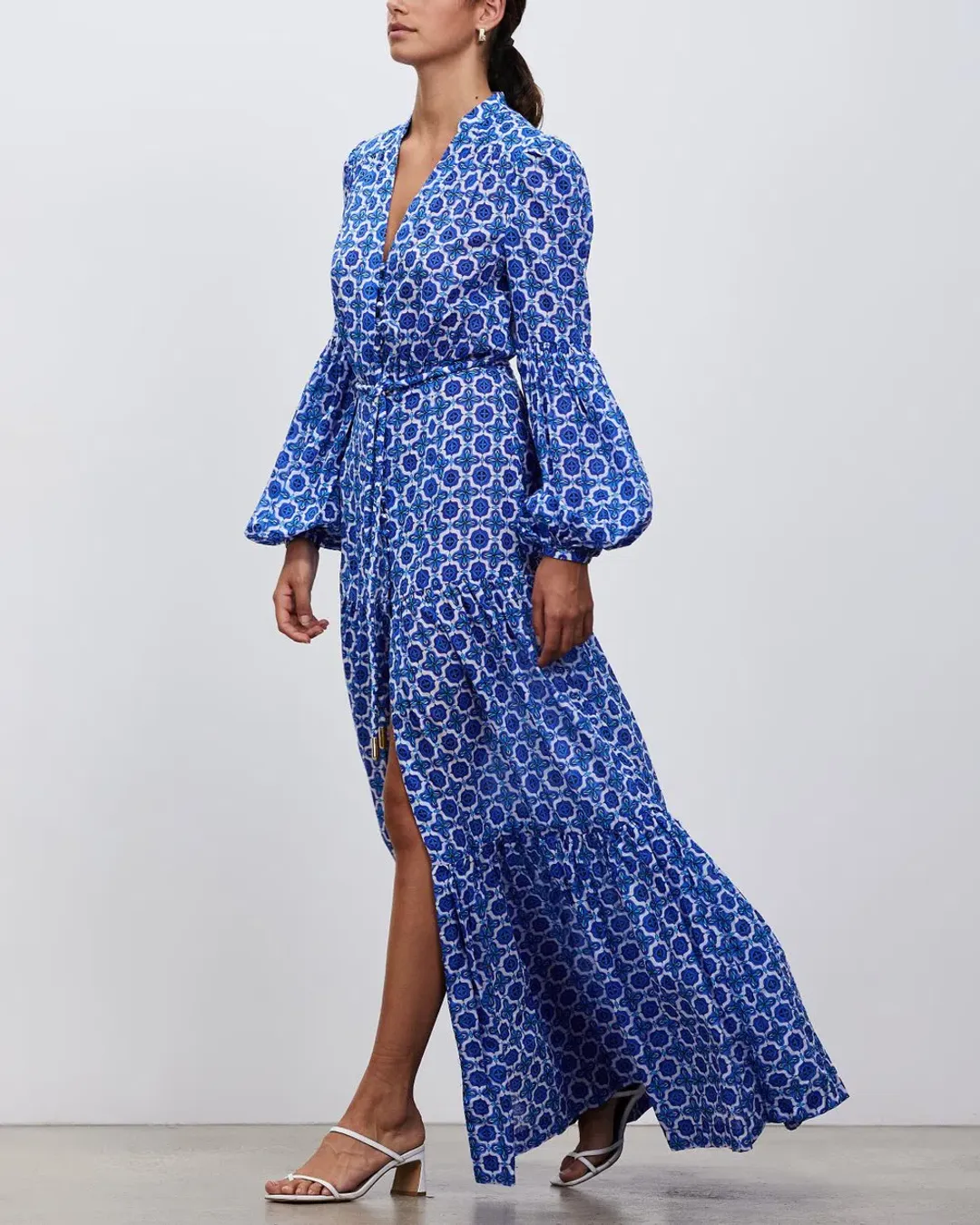 Rebecca Vallance Santorini Kaftan Print Size 10 for rent on The Volte - main image