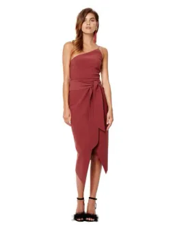 Bec & Bridge Lady Allure Skirt & Top Set Burgundy Size 8 for rent on The Volte - image 1