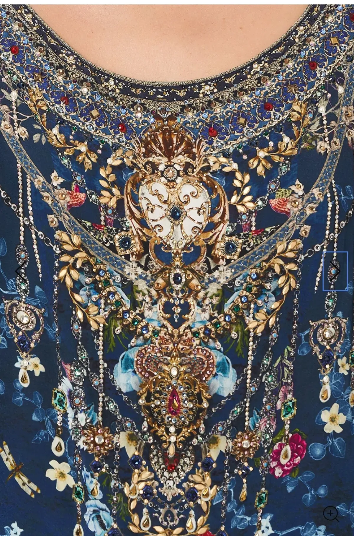 Camilla Dreams of Midsummer Scoop Back Hem Dress Print Size XS - Image 5