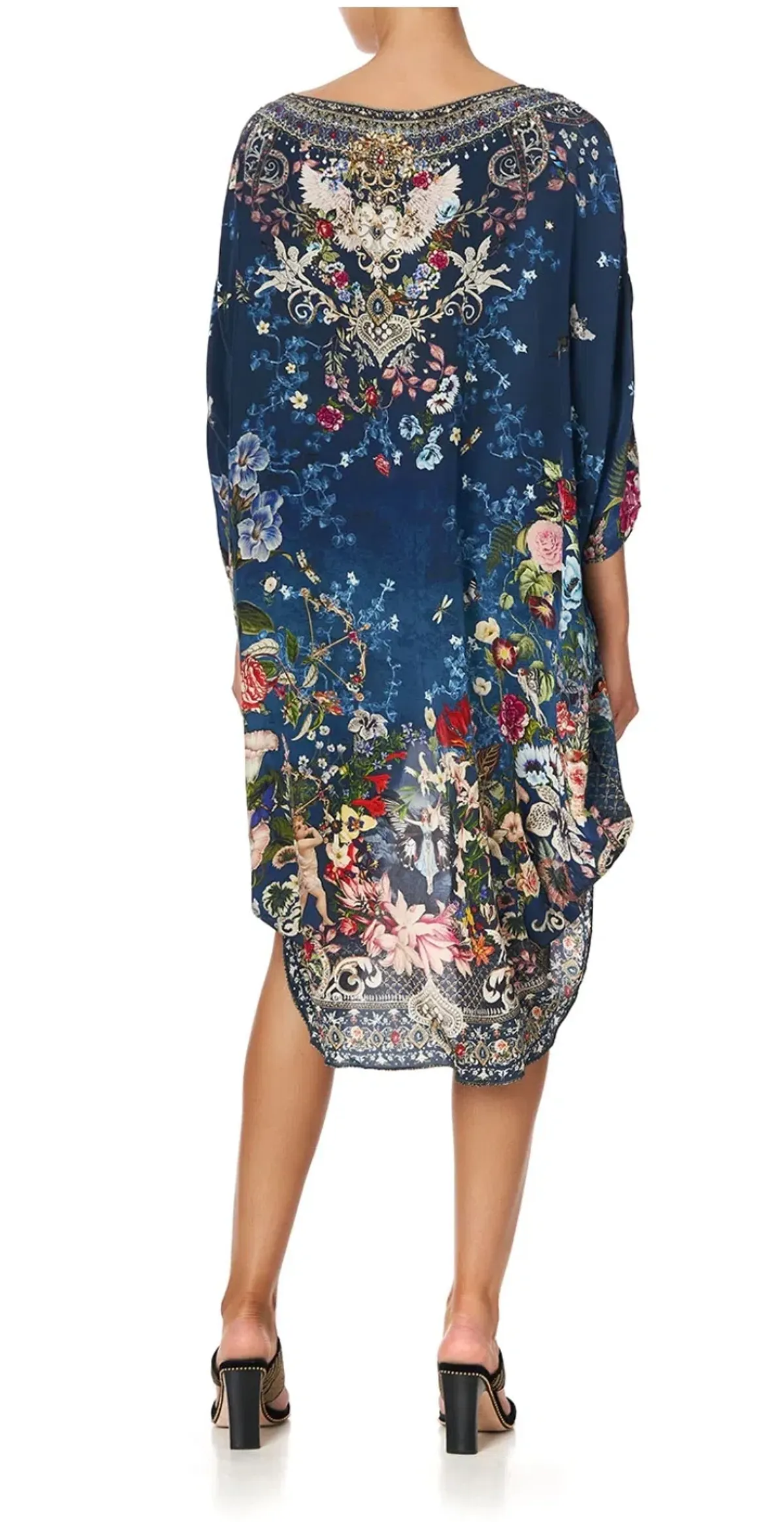 Camilla Dreams of Midsummer Scoop Back Hem Dress Print Size XS - Image 2