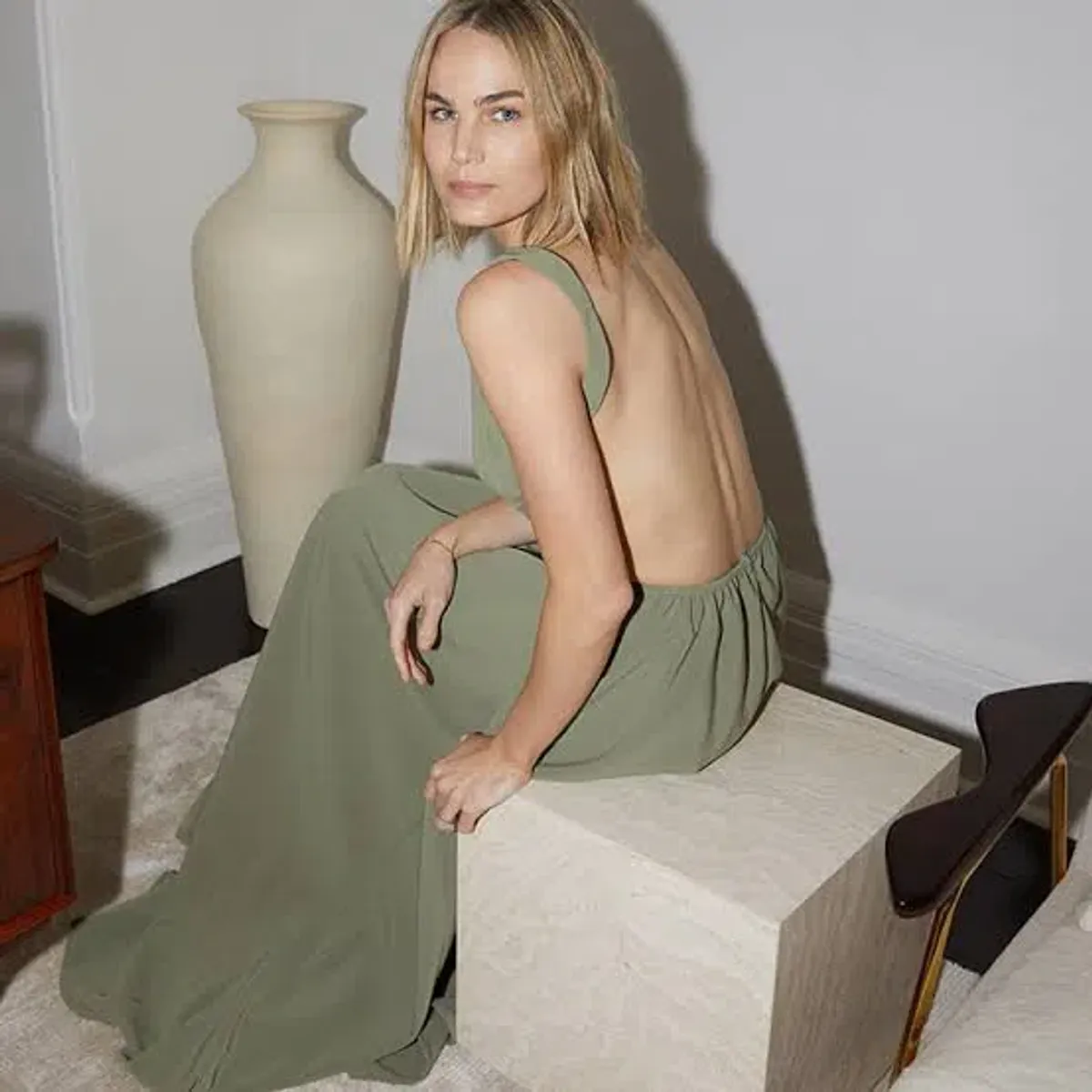 Paris Georgia Max Dress Green Size XS - Image 4