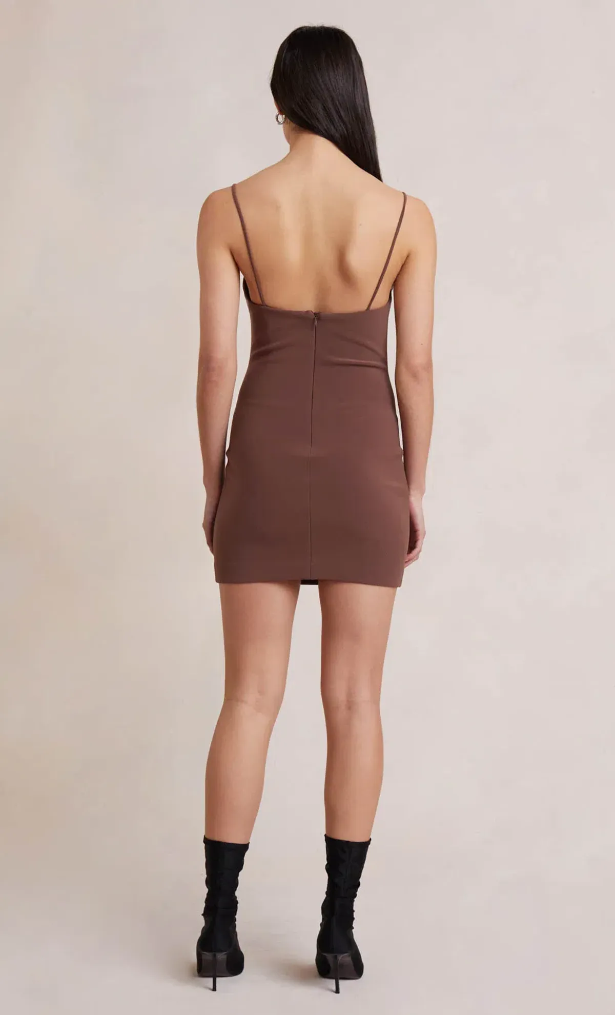 Bec and Bridge Ivy Mini Dress Brown Size 8 - Image 2